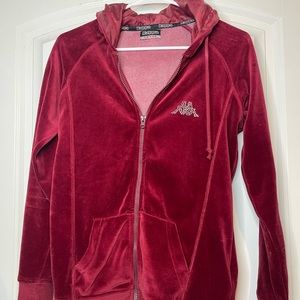 Hooded Velvet Kappa Jacket